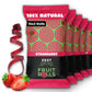 Fruit Rolls by Zest Delites, 100% Natural Healthy Fruit Snacks for Kids & Adults, Made from Real Strawberry Leather, Vegan, Scho