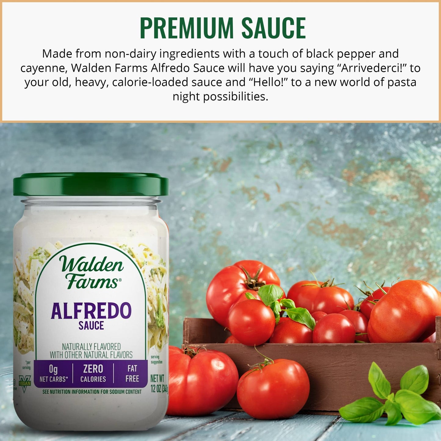 Walden Farms Sauce (12 Fl Oz (Pack Of 2), Alfredo)