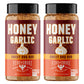 Fire & Smoke Society Honey Garlic BBQ Rub, 12.5 oz (Pack of 2), Seasoning for Smoking and Grilling, Perfect for Ribs, Chicken, and Burgers