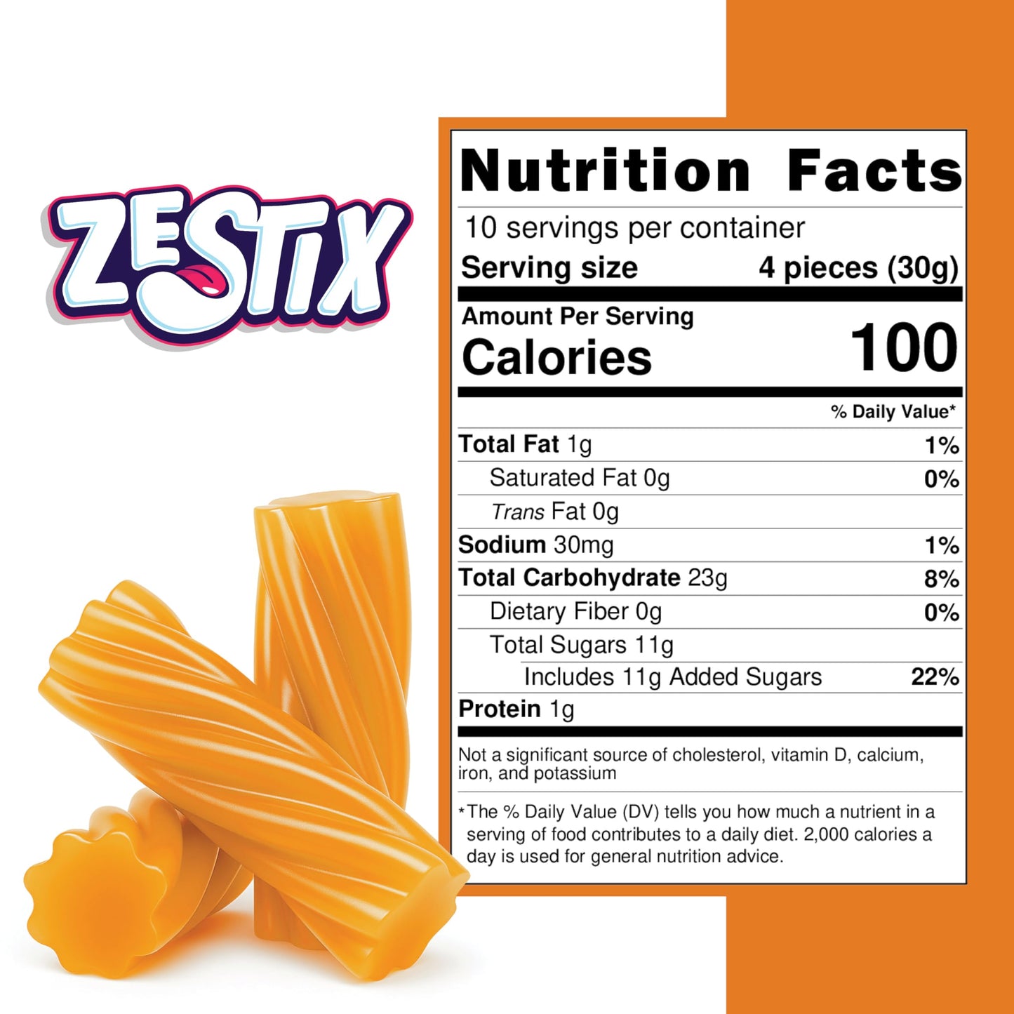Australian Licorice Mango Flavor – Soft & Chewy Mango Licorice Candy, 12 Oz Bag – Fruit Twists For Snacking, Candy Buffets, Gift Bags & Party Favors – Zestix