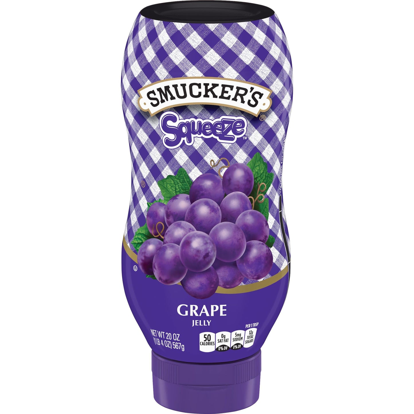 Smuckers Grape Squeezable Fruit Spread, 20 Ounces, Pack of 1