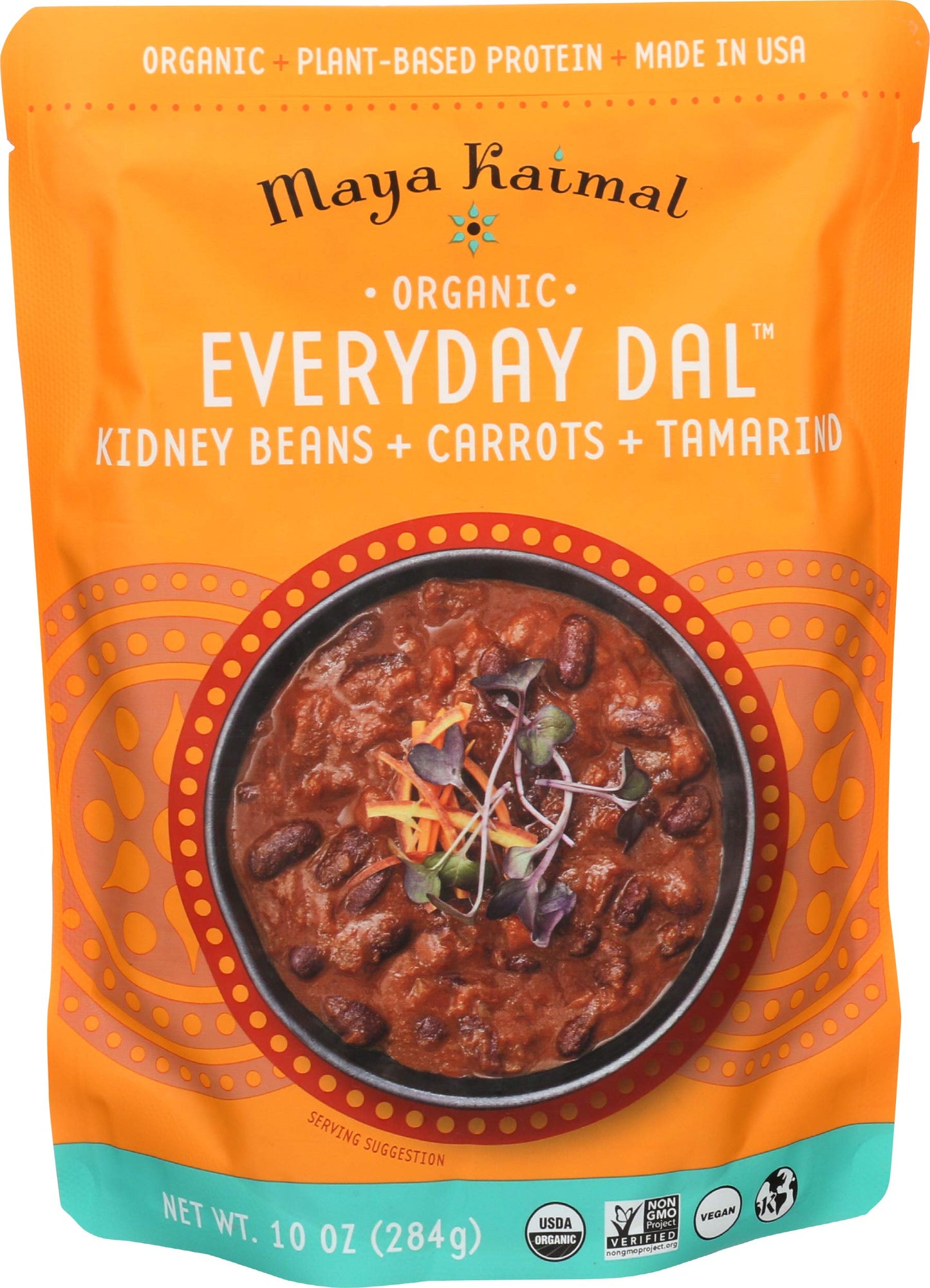 MAYA KAIMAL Organic Kidney Beans carrots & Tamarind Everyday Dal 10 OZ
