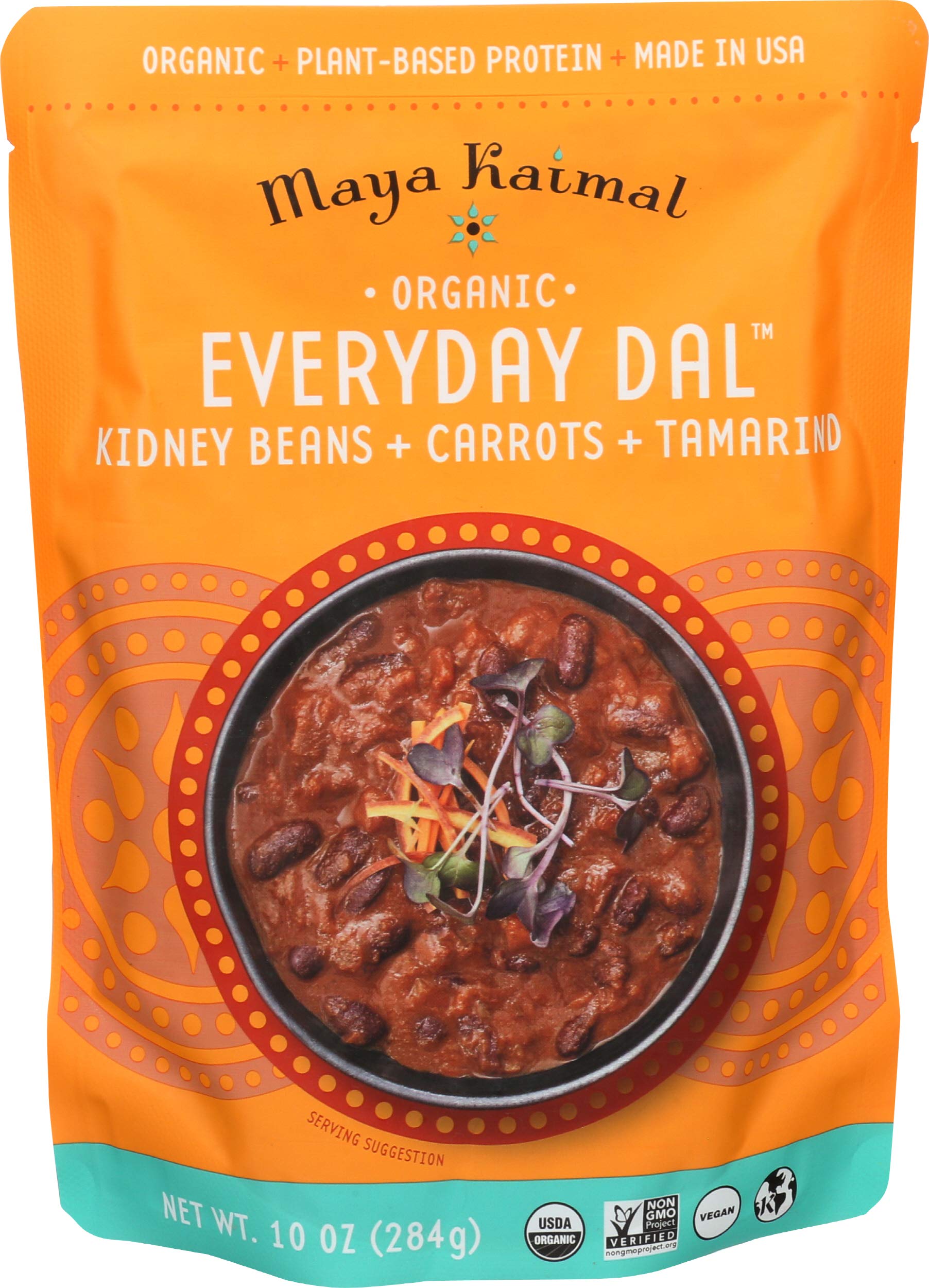 MAYA KAIMAL Organic Kidney Beans carrots & Tamarind Everyday Dal 10 OZ