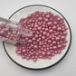 Edible Rose Gold Pearls Sugar Sprinkles 120G/4.23 Oz, Mix Size Candy Pearl For Cake Decorating And Cupcake Toppers, Cookie Decor