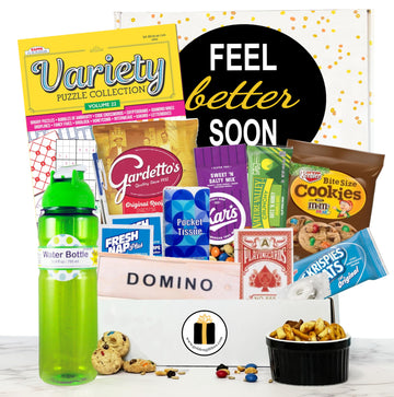 Get Well Soon Gift Basket: Care Package For A Sick Friend - Get Well Soon Gifts For Men And Sick Care Package For Sick Friend (V