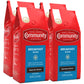 Community Coffee Breakfast Blend, 128 Ounces Ground Coffee, Medium Roast, 32 Ounce Bag (Pack of 4)