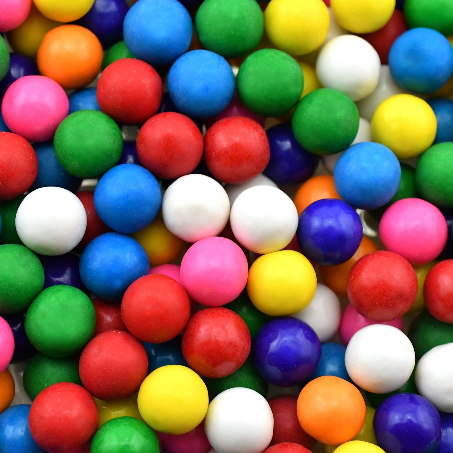Dubble Bubble Gumball Machine Refill Carton - Bulk Bubblegum Balls - .625 Inch Assorted Gumballs for Small Mini Candy Dispenser