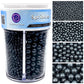 Sprinkles for Cake Decorating, Black Pearl Sprinkles Mix for Luxurious Cake Cupcake Cookie Baking Ice Cream Decorations
