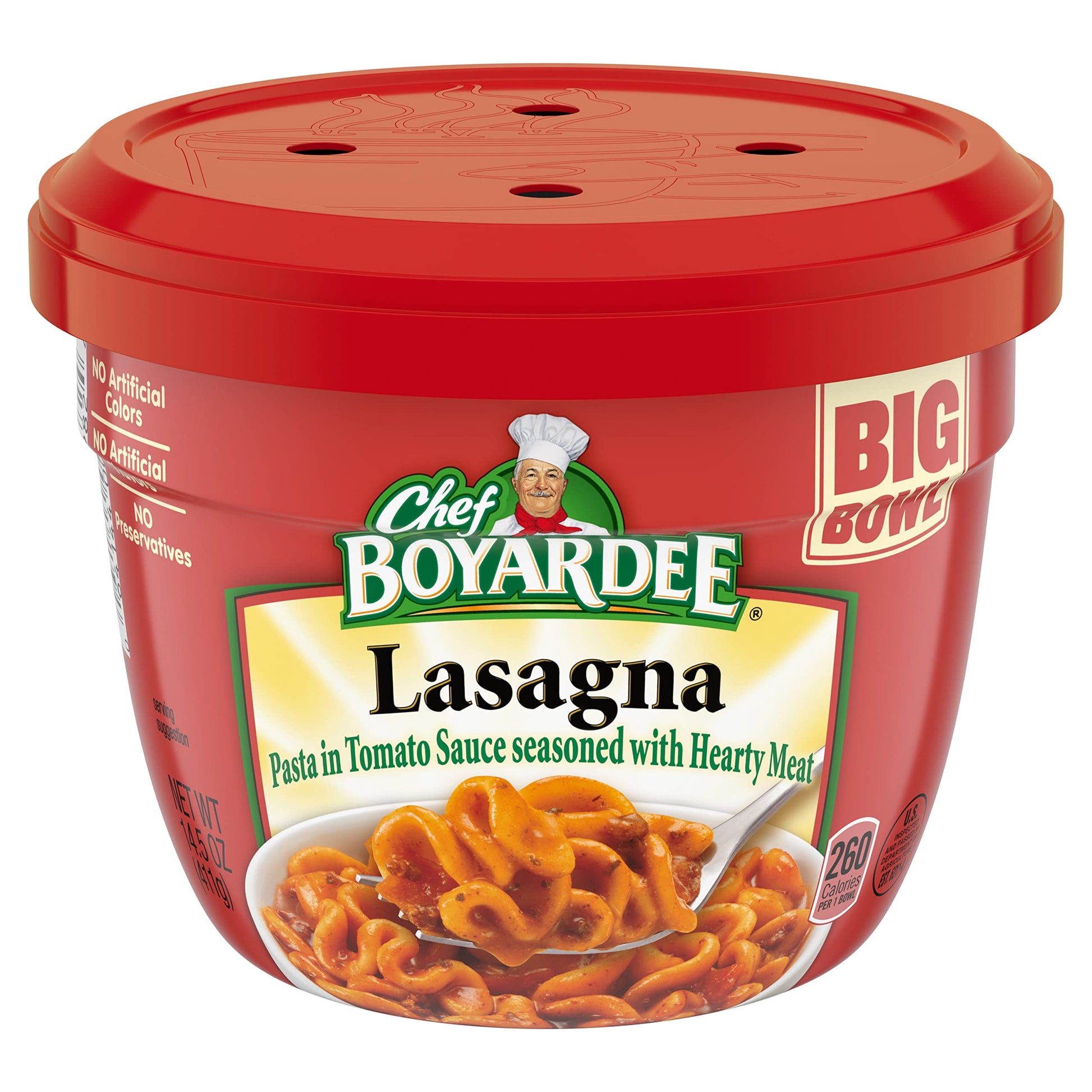 Chef Boyardee Lasagna, Pasta in Chunky Tomato Sauce Seasoned with Meat, 14.5 oz