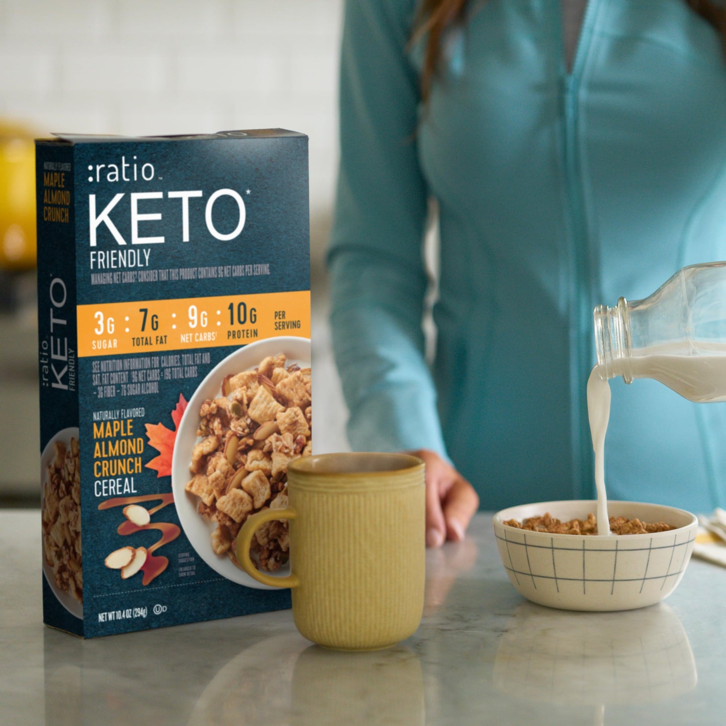 :Ratio Maple Almond Crunch Cereal, 9.7 Oz Box (Pack Of 6)
