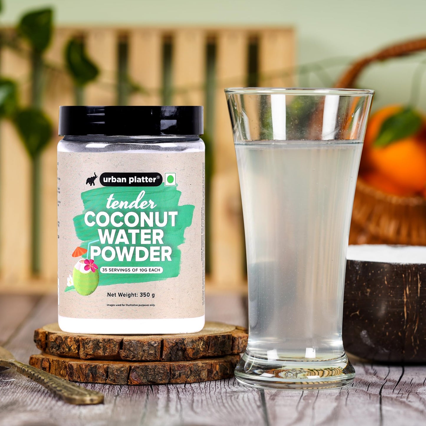 Urban Platter Tender Coconut Water Powder, 500G [Raw, Vegan, Refreshing & Re-Hydrating]