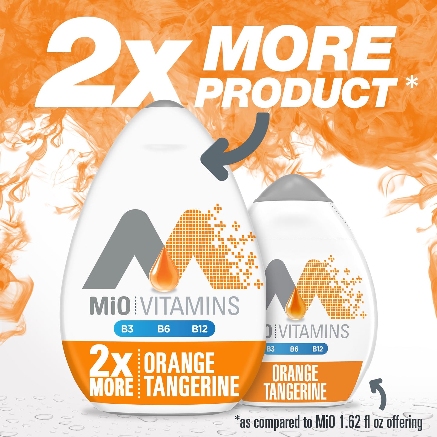mio Orange Tangerine Flavored with Other Natural Flavor Liquid Water Enhancer, 3.24 fl oz Bottle