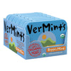 Organic Breath Mints by VerMints, PepperMint Flavor, All Natural, Non-GMO, Nut Free, Gluten Free, Vegan, KSA Kosher, Pack of 6, 
