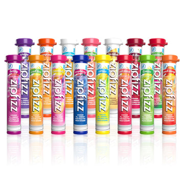Zipfizz Daily Energy Drink Powder Variety Pack, 15 Count | Sugar-Free, Electrolyte Powder, Contains Vitamin B-12 & Antioxidants