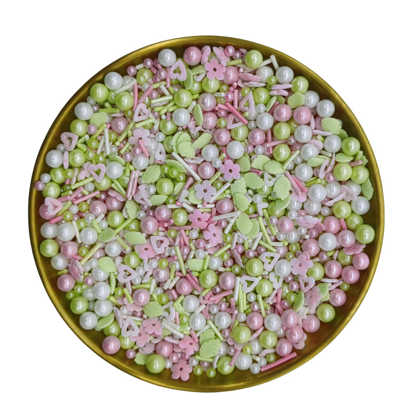 Flower Sprinkles Candy Mix Size Edible Pearls Cake Decorations Cupcake Toppers Cookie Decorating Perfect For Wedding Party Valen