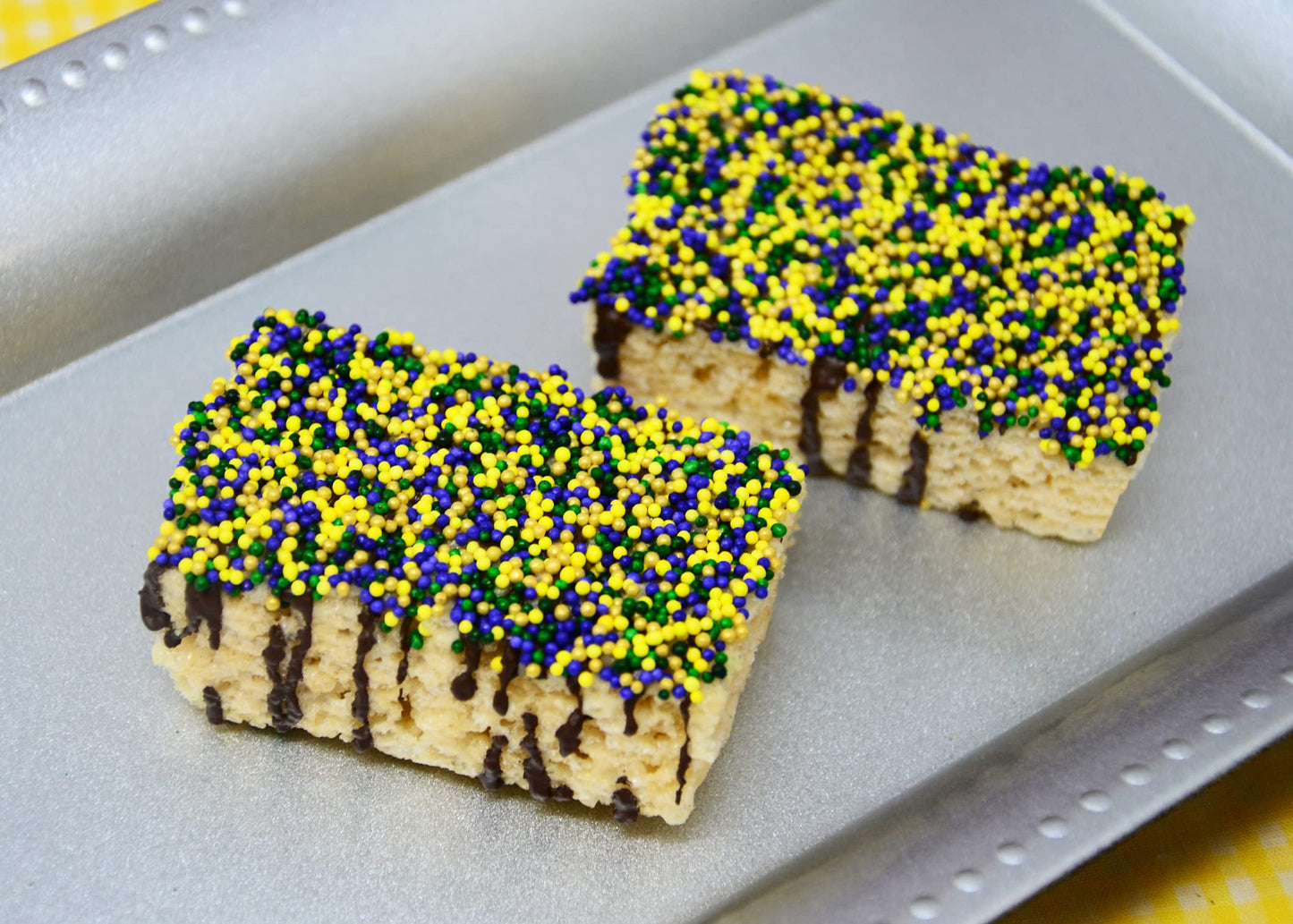 Mystic Sprinkles Mardi Gras Sprinkle Mixes (King Bacchus Nonpareil Mix)