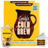 GRADYS COLD BREW, New Orleans Style, 100% Arabica Ground Coffee & Chicory Pouches, TWO Boxes of Four Easy-to-Brew Bean Bags, Mak