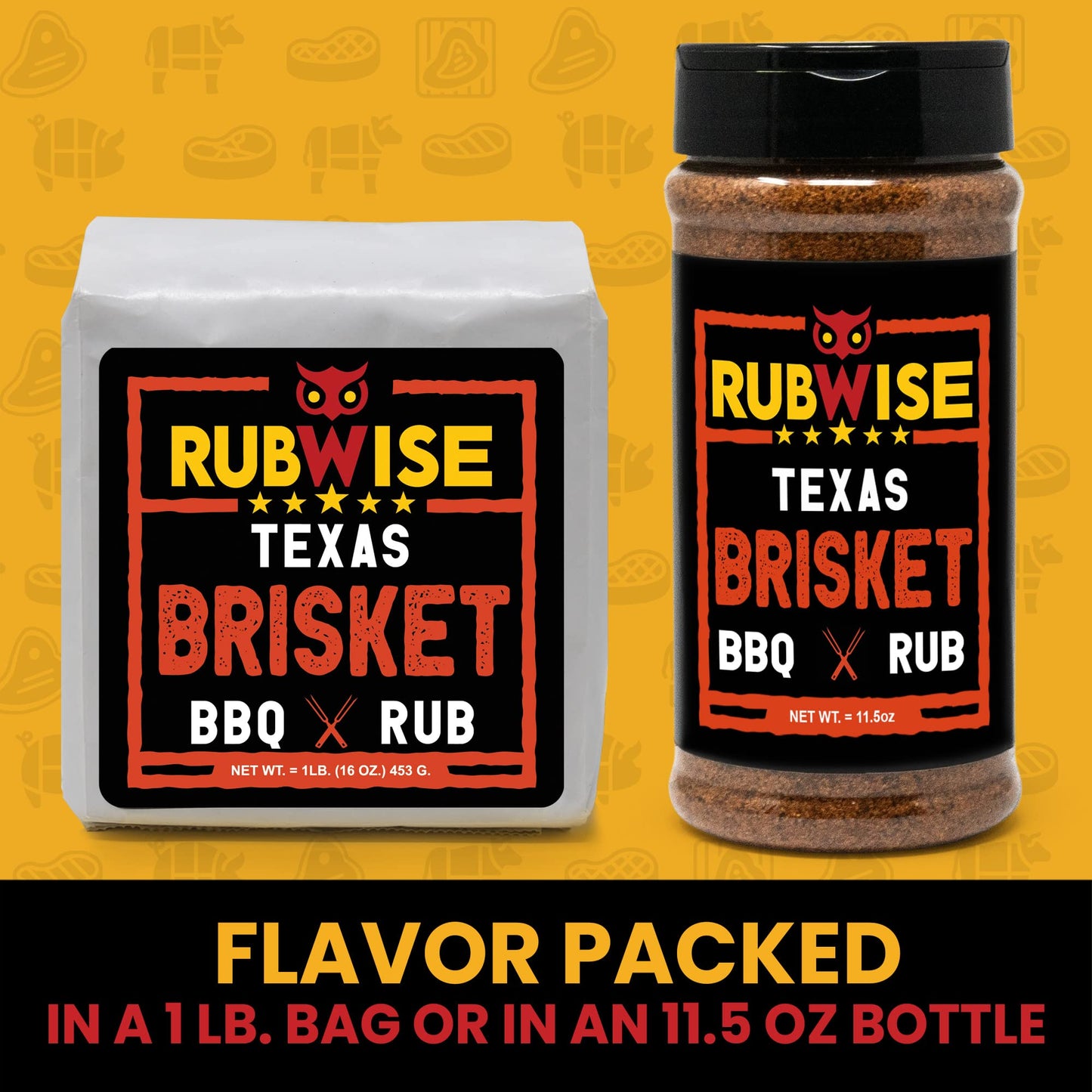Five Star Seasonings BBQ Brisket Rub, Smoky & Savory Flavor, 16 Ounce