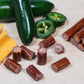 Wenzels Farm Jalapeno Cheddar Snack Sticks, Gluten Free, High Protein, 16 Count