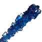 Candy Envy - Navy Blue Rock Candy Sugar Sticks - Blueberry Flavored - 24 Indiv. Wrapped