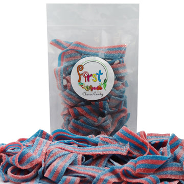 Variety Color Sour Gummy Belts (Blazpberry (Red & Blue Raspberry), 3 Lb)
