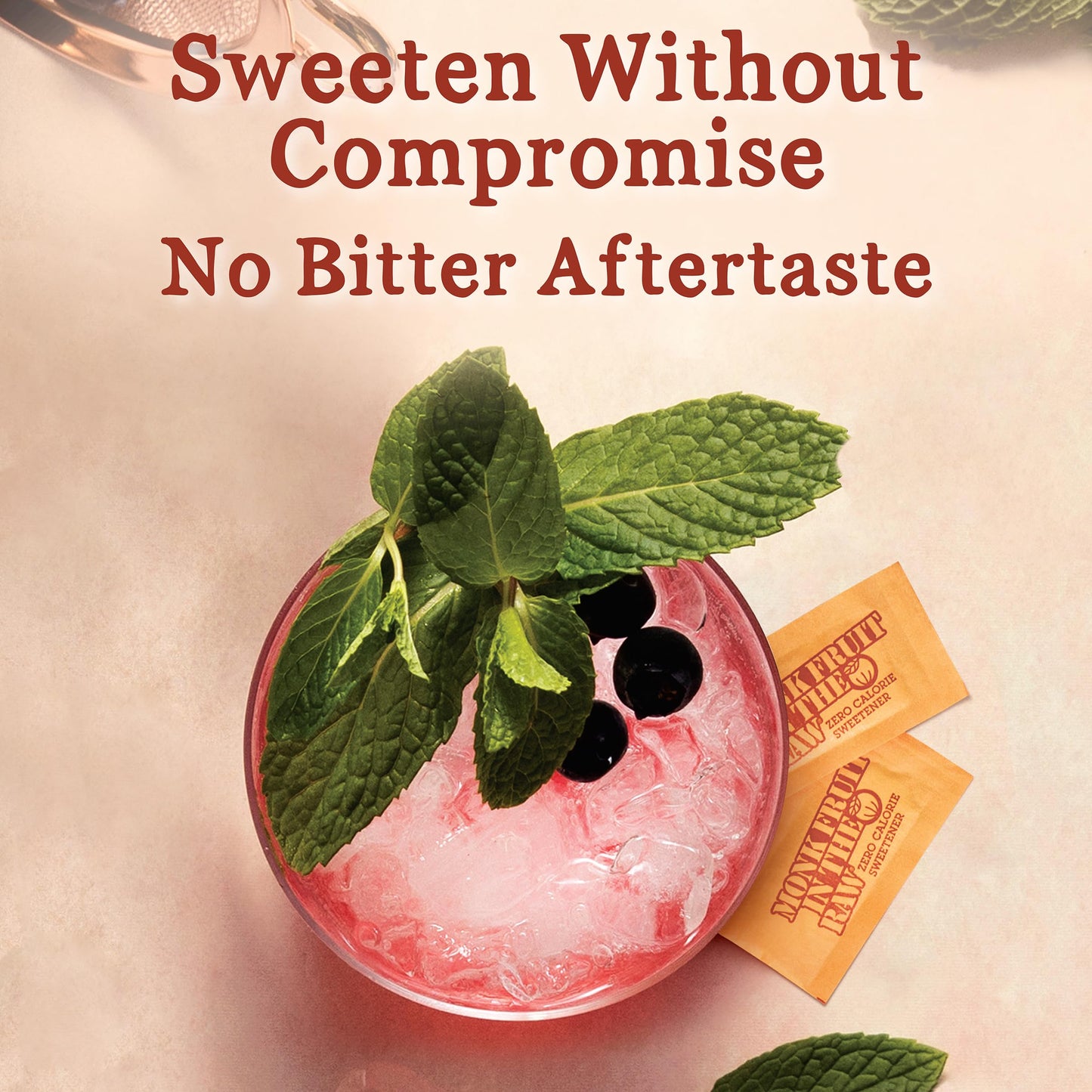 MONK FRUIT IN THE RAW, Natural Monk Fruit Sweetener w/Erythritol, Sugar-Free, Keto, Gluten Free, Zero Calorie, Low Carb, Vegan S