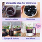 Certified USDA - 100% Organic Dried Elderberries - 1lb Bulk - Non-Irradiated  Non-Gmo  Whole Black Elderberry Immune Support For Making Elder Syrup  Gummies  Tea - Raw Vegan Sambucus 1 Pound