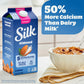 Silk Almond Milk, Unsweet Vanilla, Dairy Free, Gluten Free, Seriously Creamy Vegan Milk with 50% More Calcium than Dairy Milk, 6