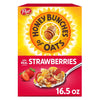 Post Honey Bunches of Oats with Strawberries Breakfast Cereal, Strawberry Cereal with Oats and Granola Clusters, 16.5 OZ Box