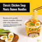 CHOI Instant Ramen Noodle Soup Mix, Chicken Flavor, 3.8 oz Bowl, Bulk Case of 6