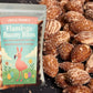 Gears Out Flamingo Bunny Bites – Roasted Salted Almonds – 8oz – Funny Easter Snack for mature-themeds & Teens – Made in USA