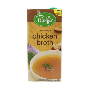 Pacific Foods, Broth Chicken Natural Free Range, 32 Fl Oz