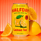 Halfday Prebiotic Lemon Iced Tea 12-Pack - Nostalgic Flavor, Low Sugar, Incredible Taste - Paleo, Gluten Free, Drinks For Gut He
