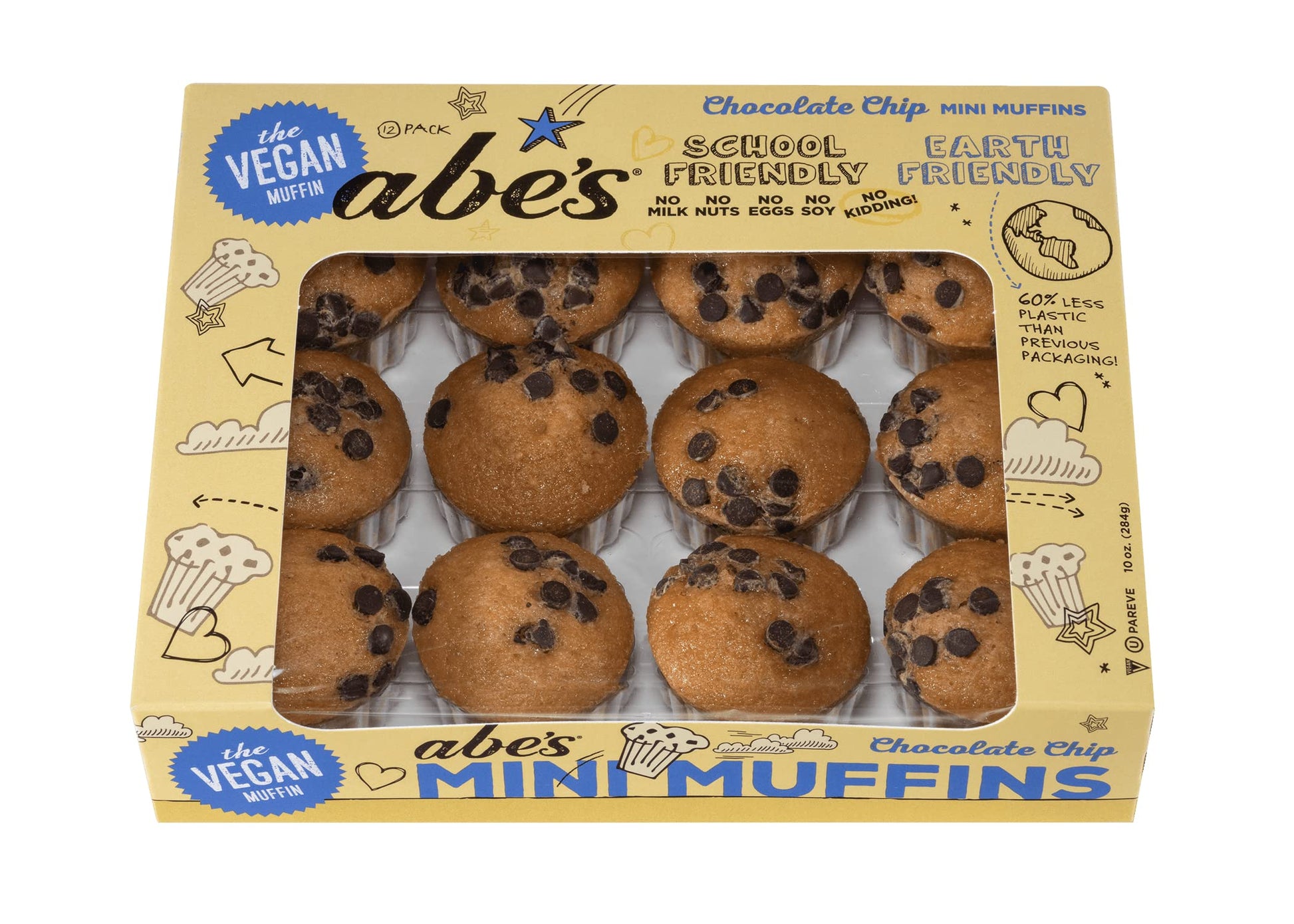 Abes, Chocolate Chip Mini Muffins (FROZEN EACHES)