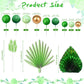Balls Cake Toppers Palm Leaves Cake Decorations For Birthday Wedding Baby Shower Party Supplies (Green)