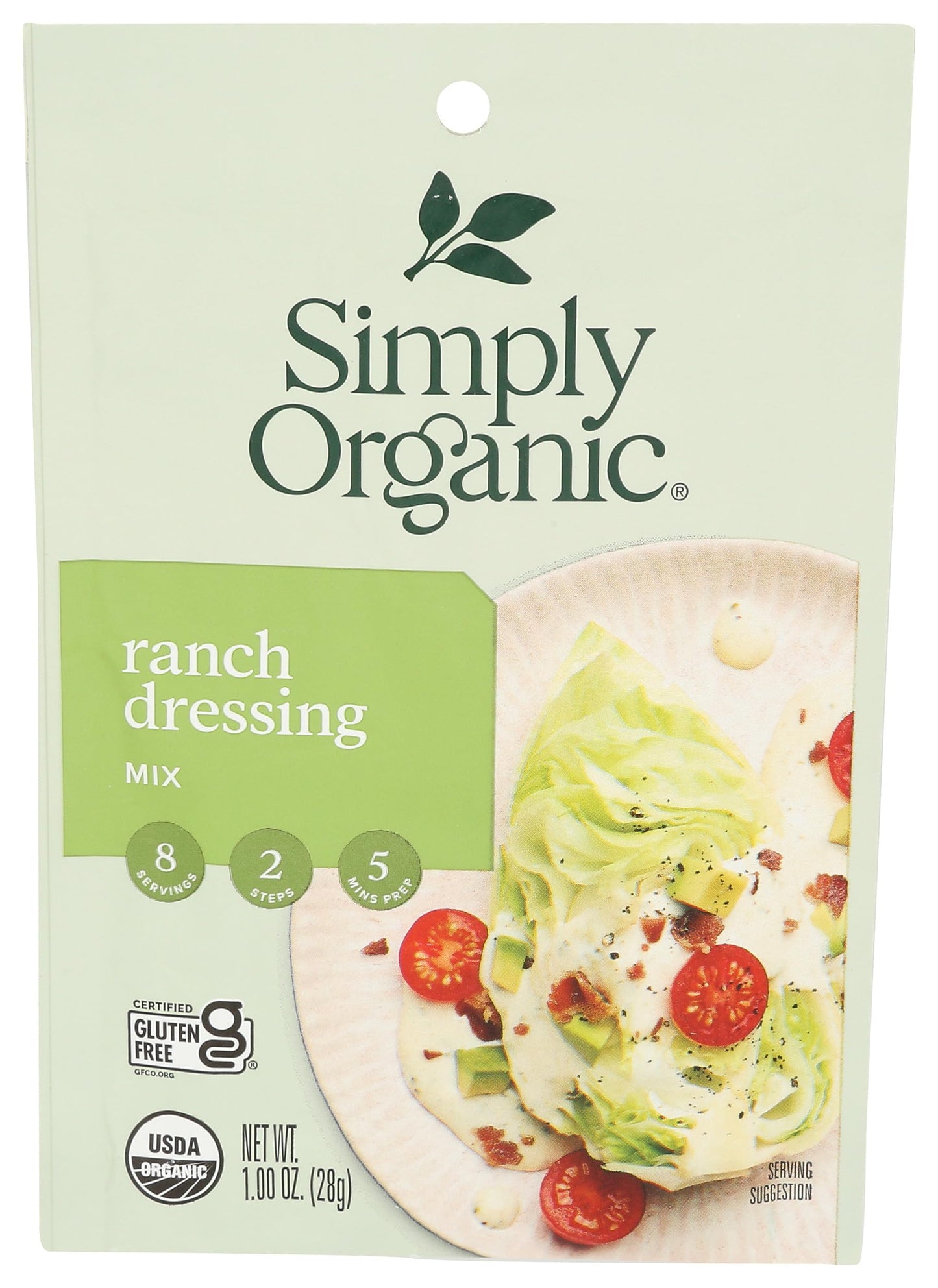 Simply Organic Dressing Mix Ranch 1 Oz
