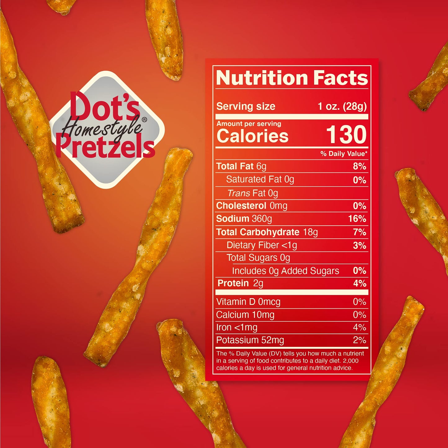 Dot'S Homestyle Pretzels - 2 Pound Bag (Pack Of 2)