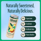Zevia Organic Sugar Free Iced Tea, Green Tea Tropical Pineapple, 12 Ounces (Pack of 12)