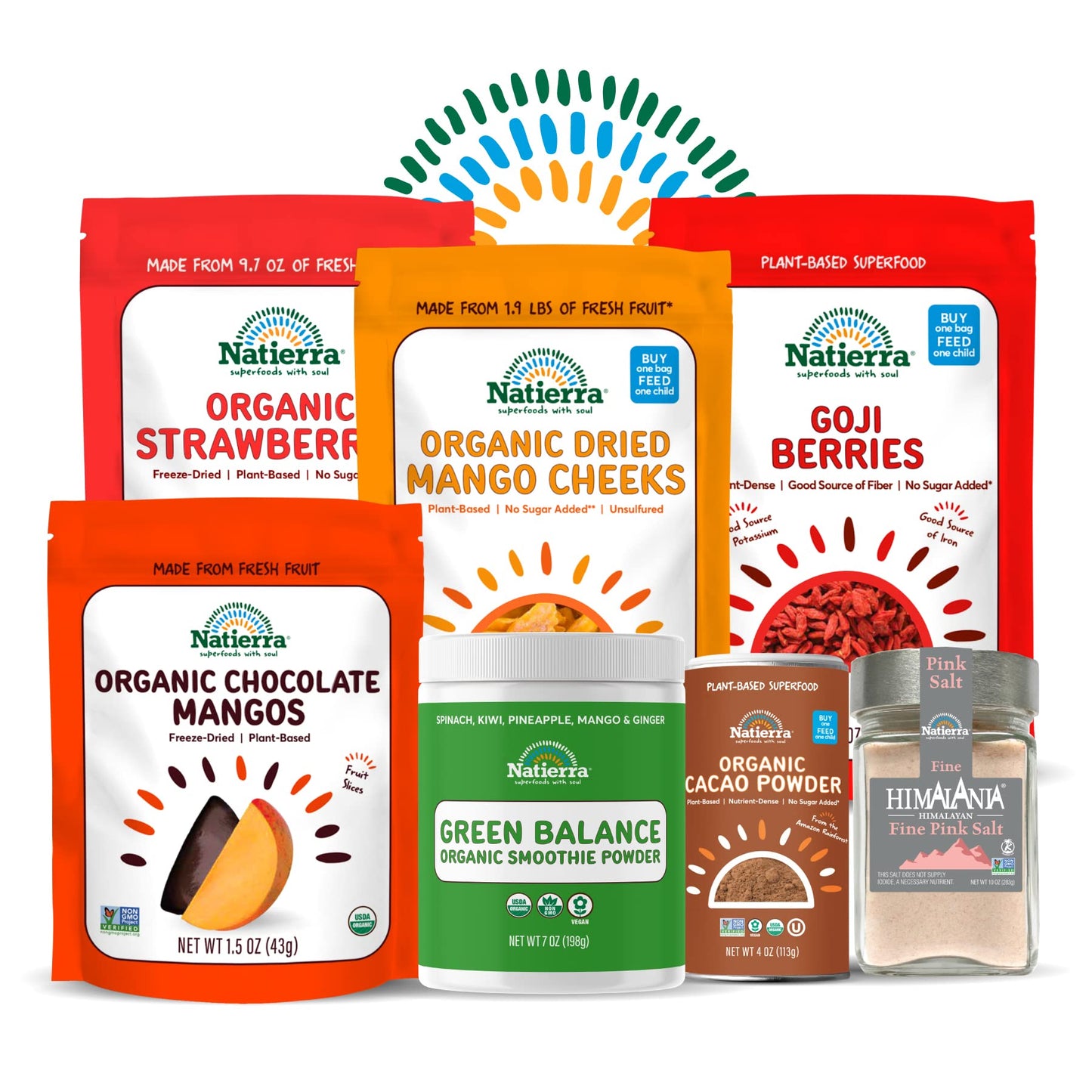 Natierra Premium Freeze-Dried Strawberries | Non-Gmo & Vegan | 0.7 Ounce (Pack Of 8)