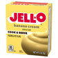Jell-O Banana Cream Cook & Serve Pudding & Pie Filling (3 Oz Boxes, Pack Of 24)