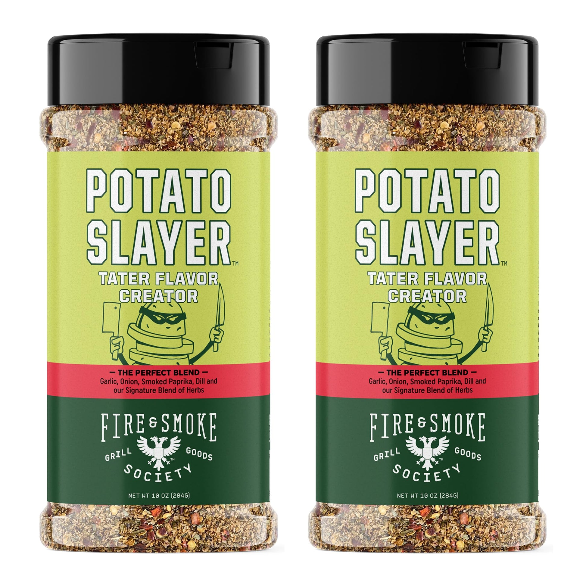 Fire & Smoke Society Potato Slayer Vegetable Seasoning | BBQ Seasonings and Rubs for Grilling | Potato Seasoning, French Fry Sea