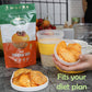 Sunny Crisps Dried Persimmons 1.76 Oz - Dehydrated, Gluten Free, Turkish Trabzon Persimmon - Chewy Persimmon Dried Fruit No Suga