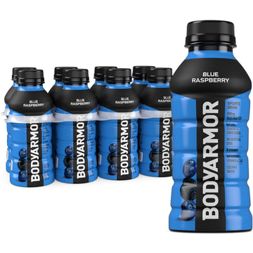 Bodyprotective Covering Sports Drink Sports Beverage, Blue Raspberry, Natural Flavors With Vitamins, Potassium-Packed Electrolytes, No Preservatives, Perfect For Athletes, 12 Ounce (Pack Of 8)
