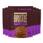 Brownie Brittle - Dark Chocolate Sea Salt Thin and Crispy Sweet Snacks (Pack of 6, 5 oz), Rich Gourmet Brownie Bites Dessert