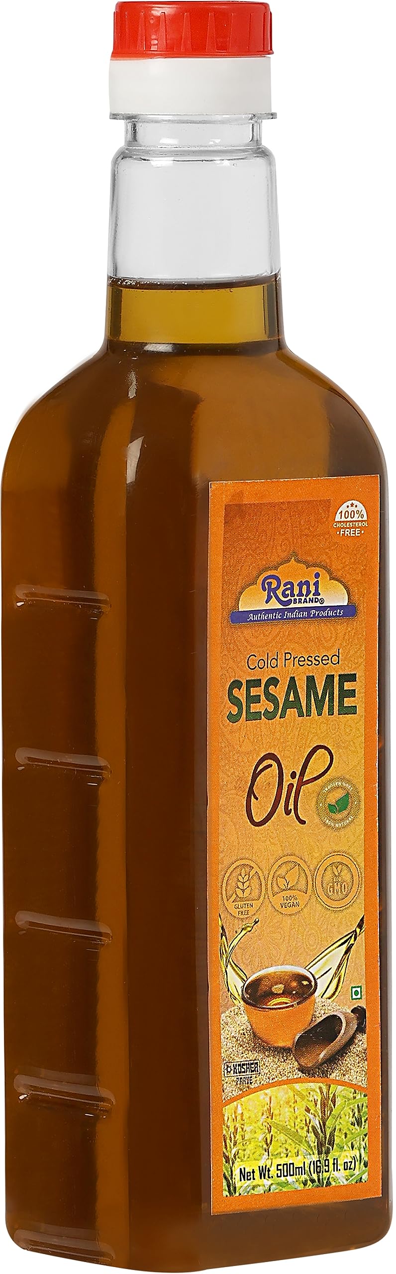Rani Sesame Oil 16.9 Ounce (500Ml) Cold Pressed | 100% Natural | Non-Gmo | Kosher | Vegan | Gluten Free