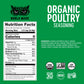 Noble Made Classic Organic Poultry Seasoning, Keto Friendly, Gluten Free, Sugar Free, Usda Organic, Whole 30, Low Sodium, Great For Grilling, Savory Rub, Chicken, Turkey, 2 Ct Bundle, Glass Shakers