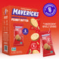 Mavericks Sandwich ers Peanut Butter - Plant-Based Peanut Butter Sandwich  Snack ers  Whole Grain  Non-GMO - 1 Box (6 Snack Packs)