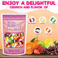 Freeze Dried Fruit Crunch Candy (Original, 2 Count 4Oz)