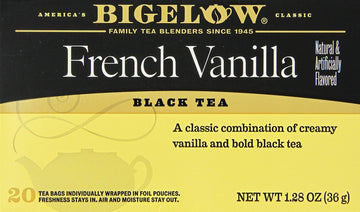 Bigelow , French Vanilla , Black Tea , 3 X 20 Tea Bags , Pack Of 3
