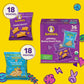 Annie'S Organic Birthday Cake Bunny Grahams And Cheddar Bunnies Snack Pack 36 Count, Kids Snacks, 36 Oz